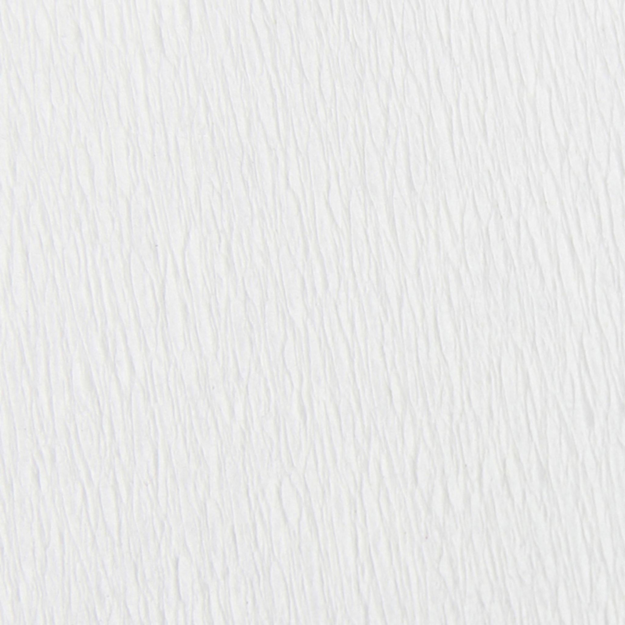 Clairefontaine 10x Kreppapier wasserabweisend, 2,5x0,5m - Weiß 95778C