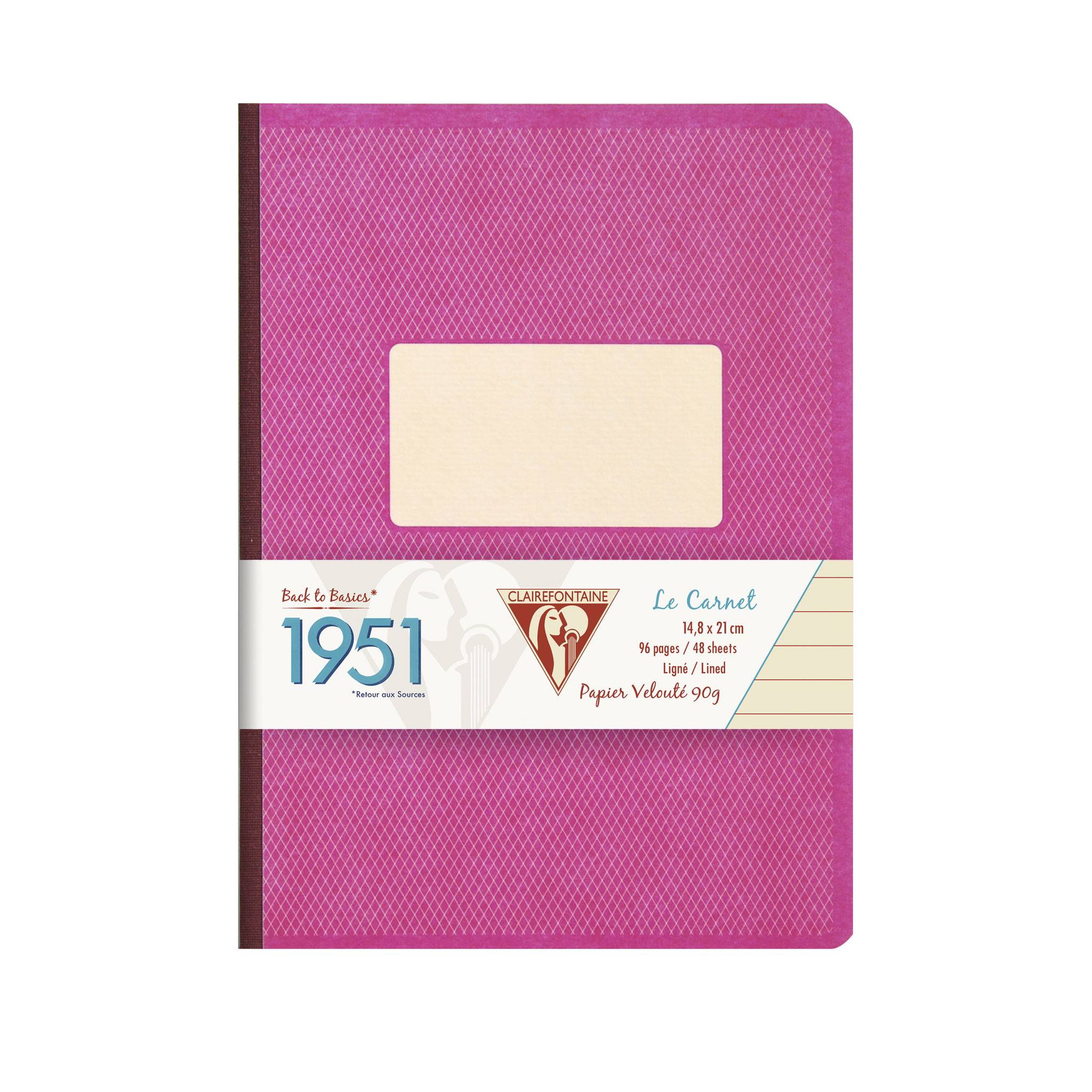 Clairefontaine 5x Kladde DIN A5 14,8x21cm 96 Blatt 90g lin. Sortiert 195146C