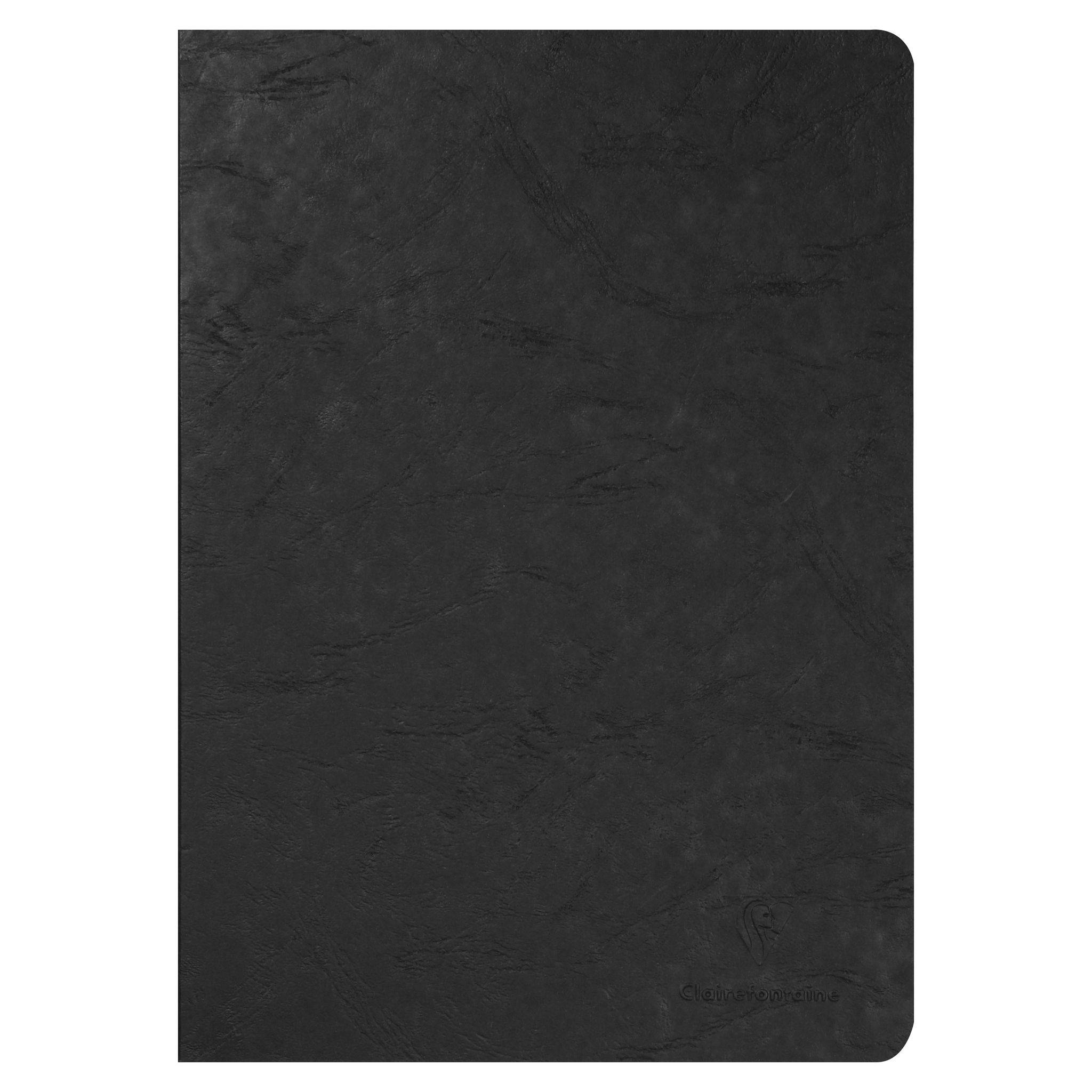 Clairefontaine 5x Age Bag, Heft A4, 48 Bl 90g, liniert mit Rand Schwarz 733061C
