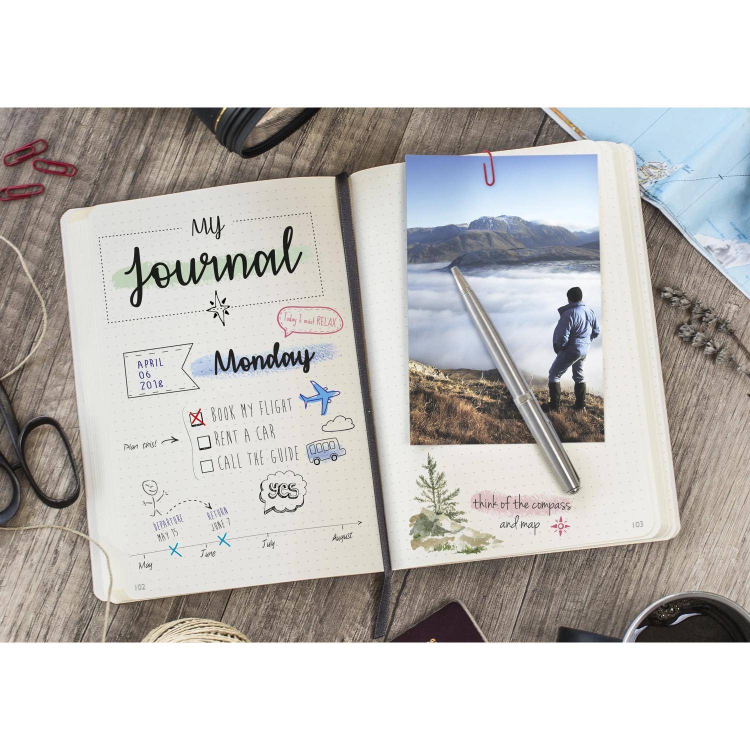 Clairefontaine 5x Notizbuch Age Bag My.Essential A5 96 Blatt Schwarz 793431C