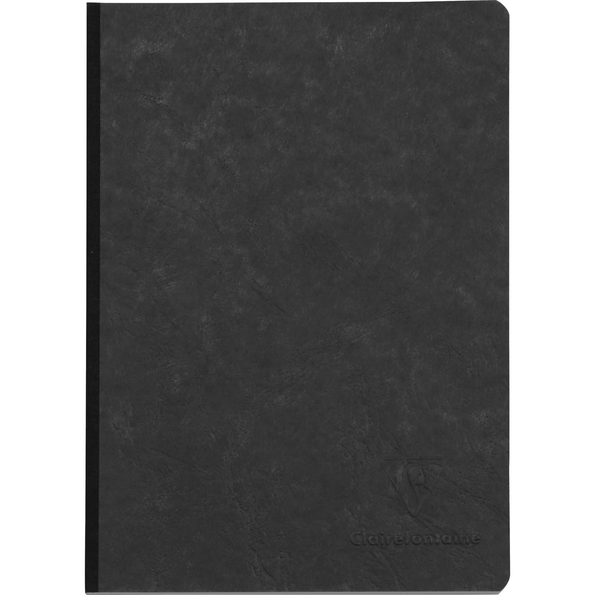Clairefontaine 5x Notizbuch AgeBag A5 Leinen liniert 96 Blatt - Schwarz 795461C