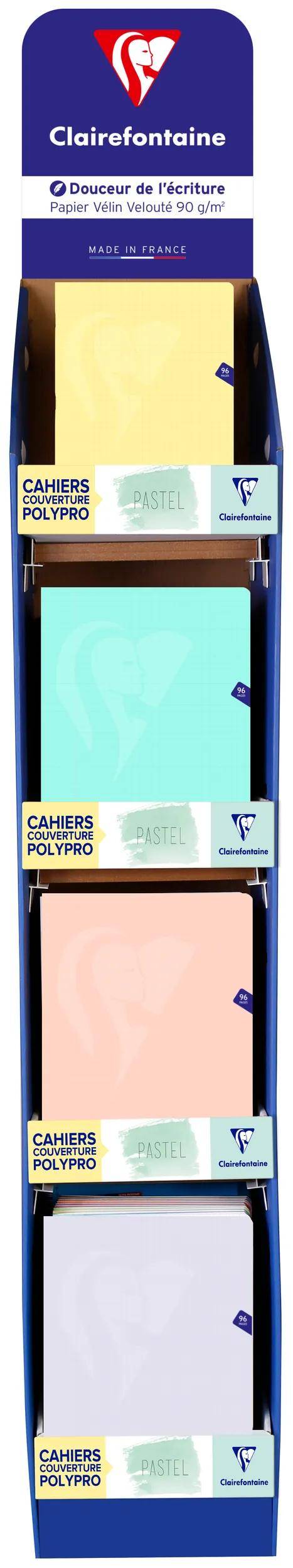 Clairefontaine 1/8 Box Mimesys Pastel leer - Blau 398000VIDEC