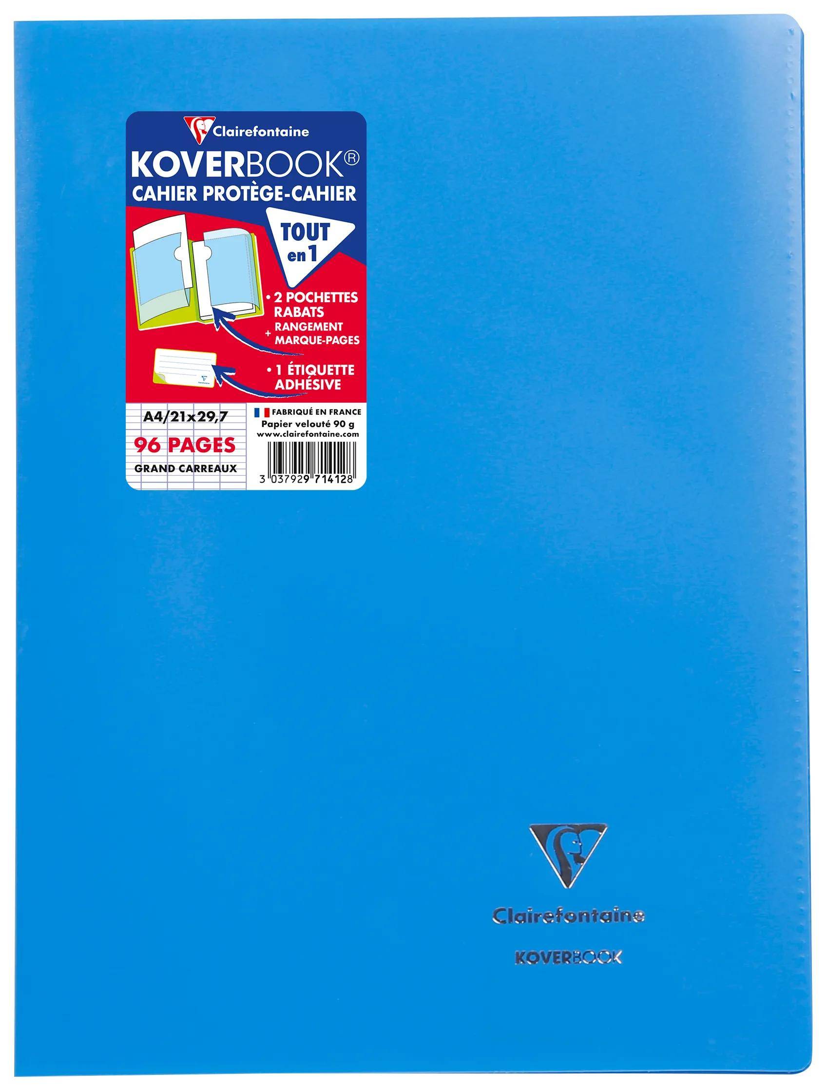 Clairefontaine 971412NRC 10x KB Heft Opak A4 48Bl FR-Lin blau