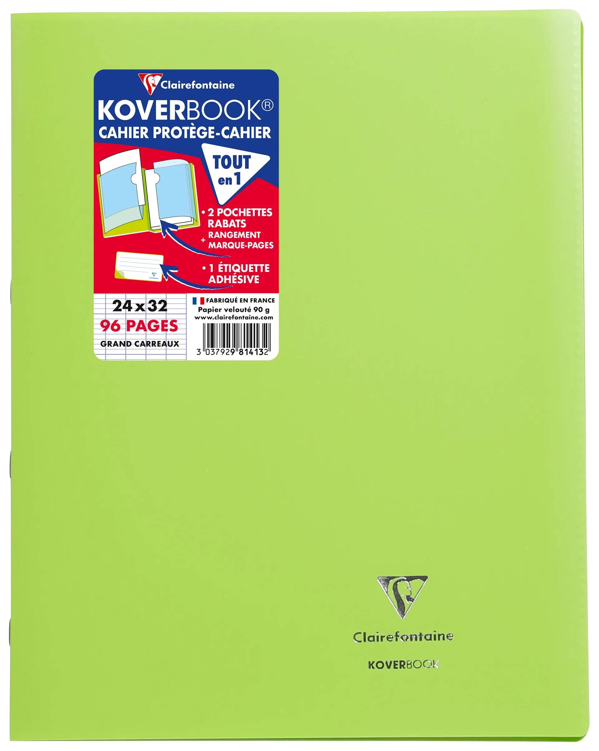 Clairefontaine 981413NRC 10x KB Heft Opak 24X32 48Bl FR-Lin grün