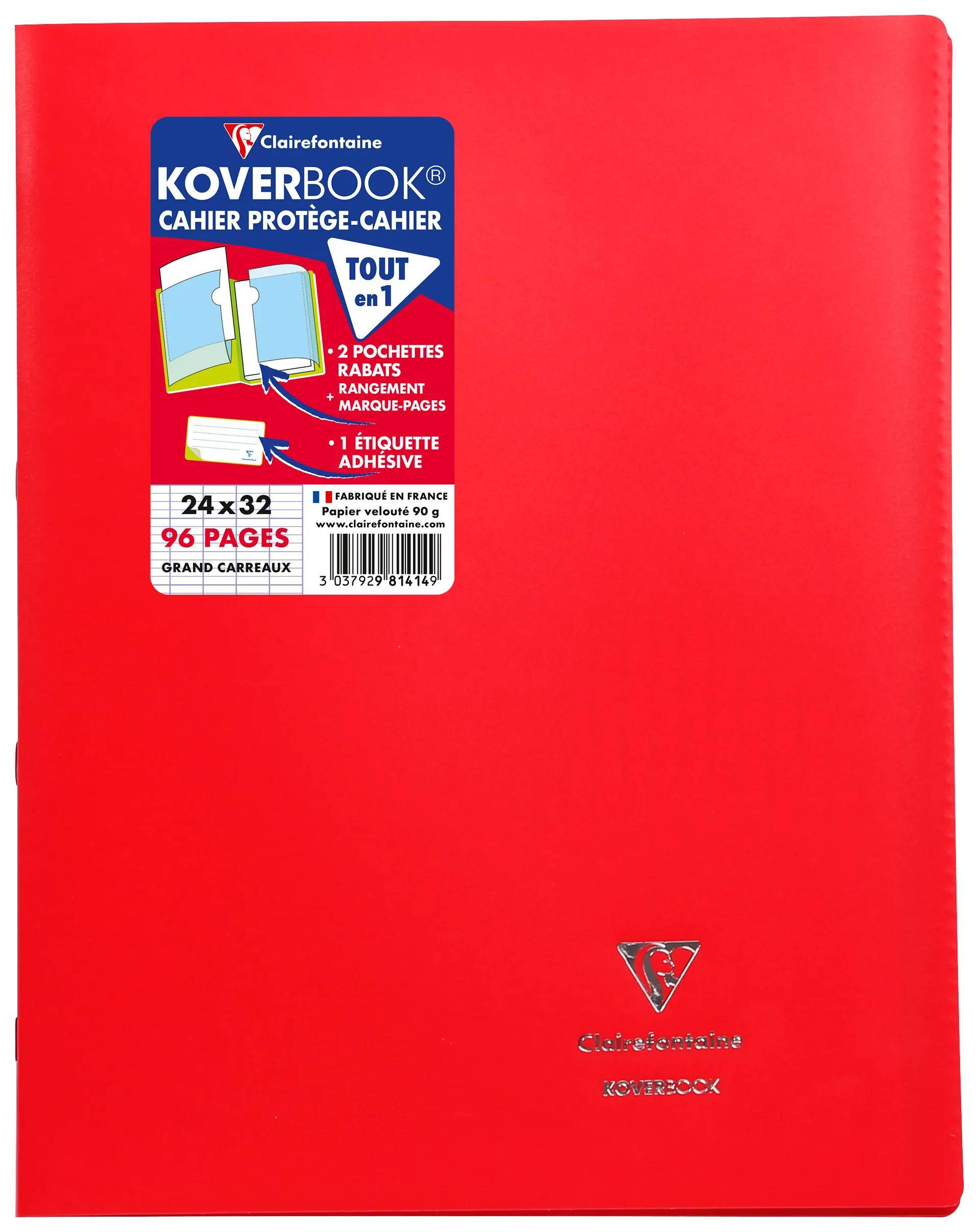 Clairefontaine 981414NRC 10x KB Heft Opak 24X32 48Bl FR-Lin Rot