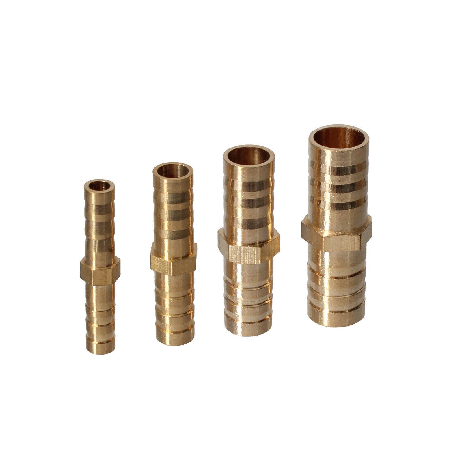 Schlauchverbinder Messing 6-12mm Gerade, Y, T oder L-Verbinder Schlauchstutzen Modell „I“ 12mm