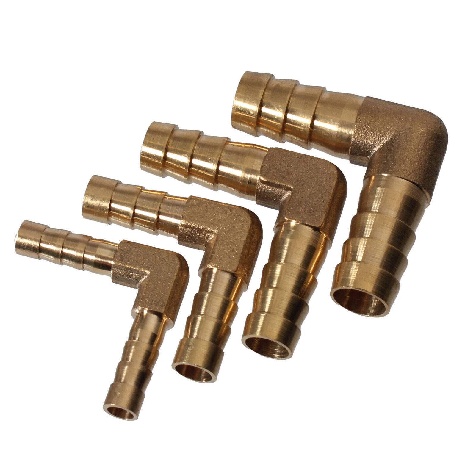 Schlauchverbinder Messing 6-12mm Gerade, Y, T oder L-Verbinder Schlauchstutzen Modell „L“ 6mm