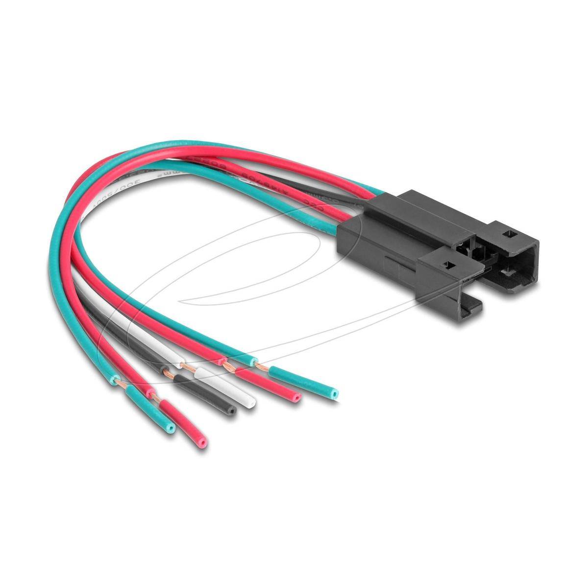 Delock Fassung für 25 mm 6 Pin Taster oder Schalter