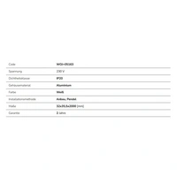 Spectrum LED 3-Phasen Stromschiene (SPS 2) Aufbau 2m für Schienensystem Leuchten Strahler IP20 weiß 200 cm Spectrum LED 3-Phasen Stromschiene (SPS 2) Aufbau 2m für Schienensystem Leuchten Strahler IP20 weiß 200 cm
