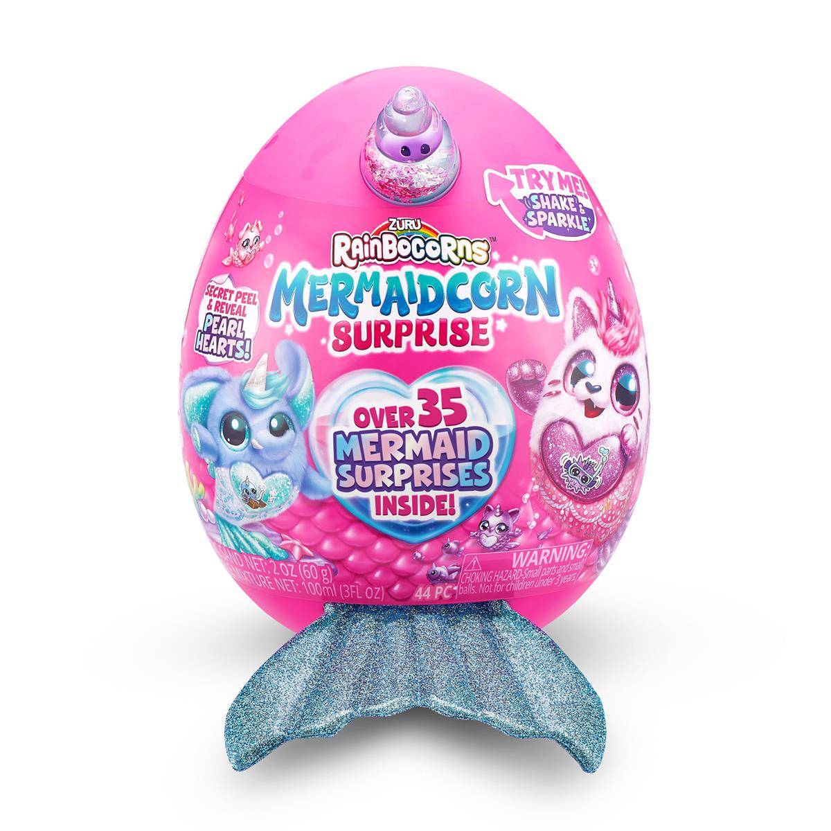 ZURU 9283A - Rainbocorns Mermaidcorn Surprise Serie 7 - Meerjungfrau Meribella Kätzchen / Katze / Kitten - 28 cm