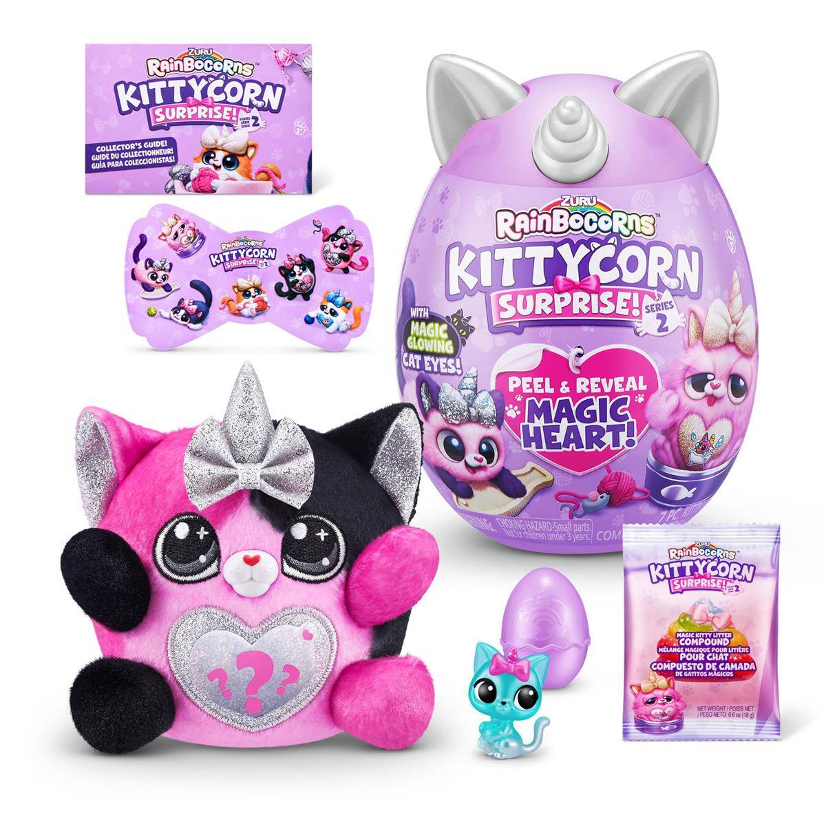 ZURU 9279B - Rainbocorns Kittycorn Surprise Serie 7 - Kaliko-Katze Mozie