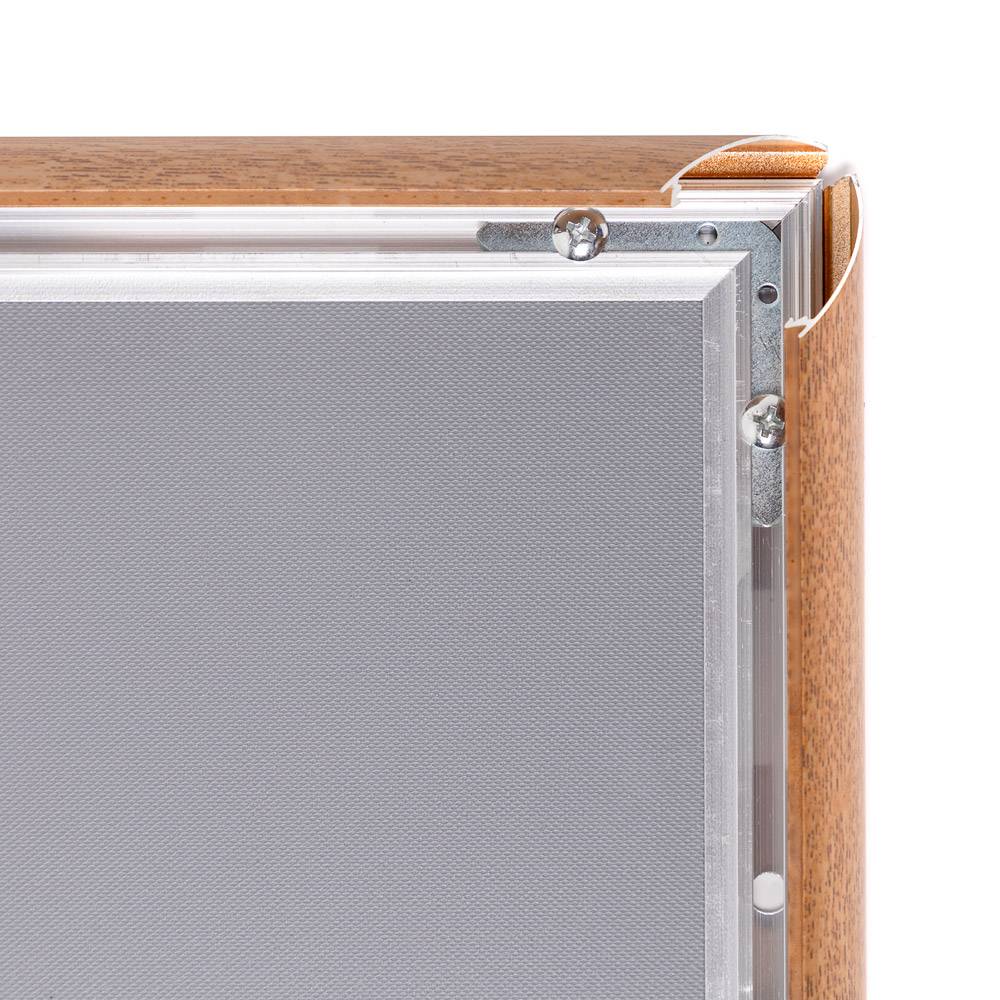 Showdown Displays 25 mm Klapprahmen Gehrungsecken A4 Holz