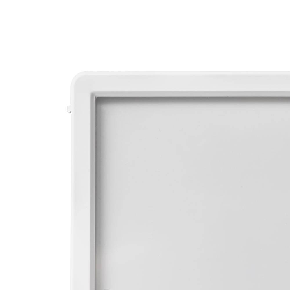 Showdown Displays LED T Aufsteller - A4 1/3 Hochformat Weiß