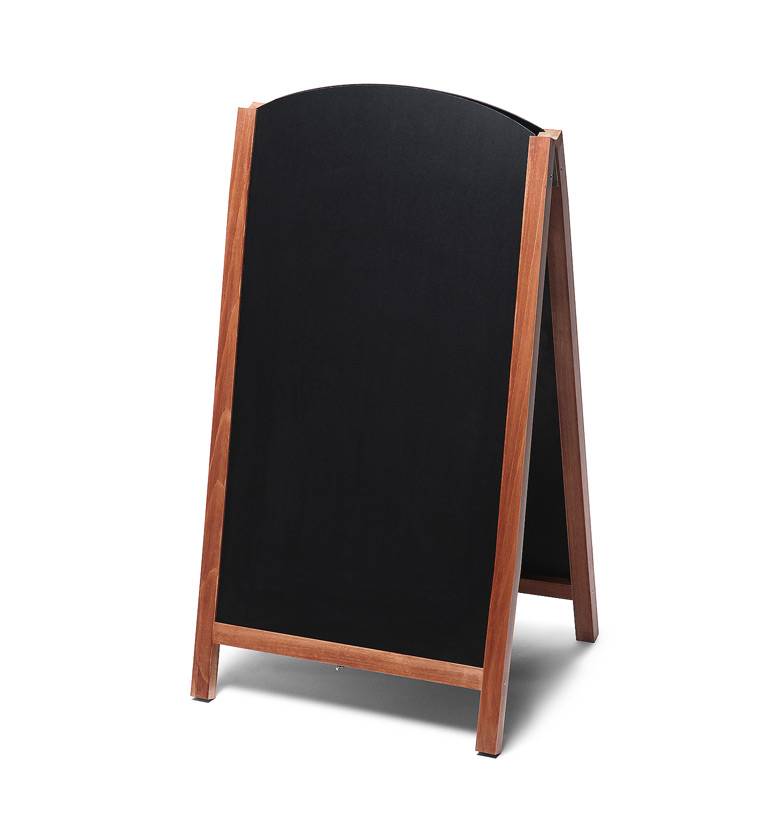Showdown Displays Kundenstopper Kreidetafel Fast Switch 68x120, hell