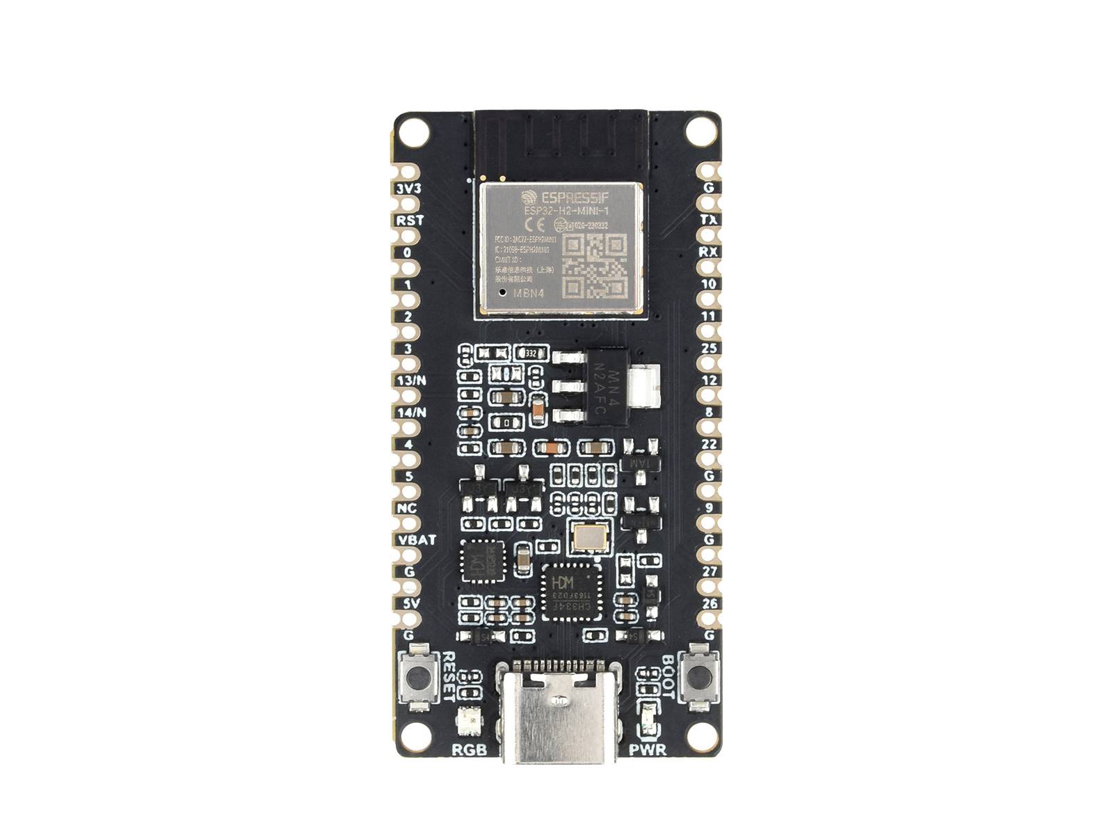 WaveShare ESP32-H2 Microcontroller ESP32-H2-MINI-1-N4 Module BLE/Zigbee/Thread