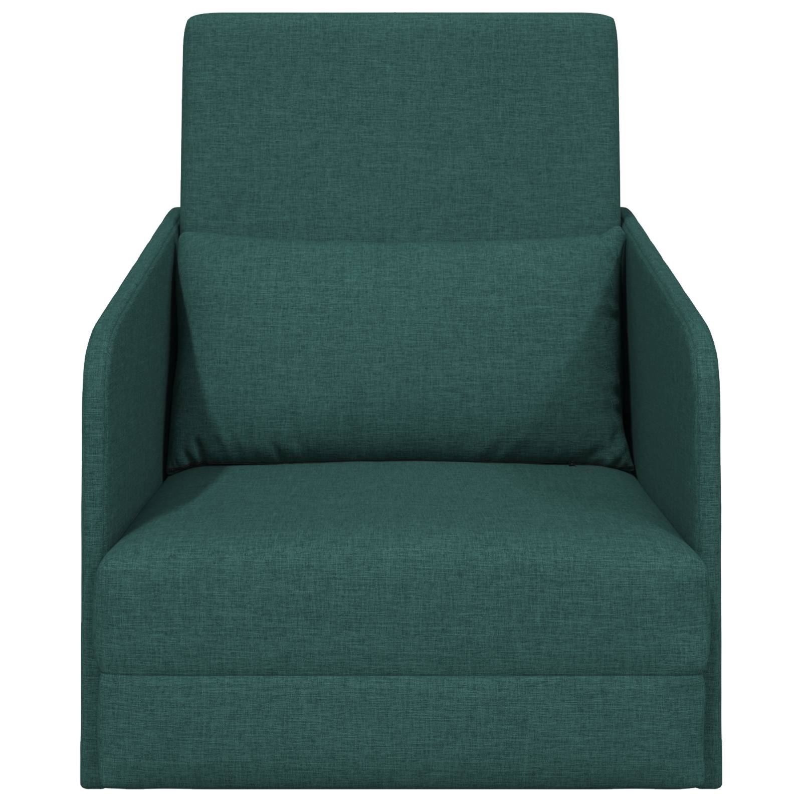 vidaXL Schlafsessel 2-in-1 Dunkelgrün 65x80x83 cm Stoff