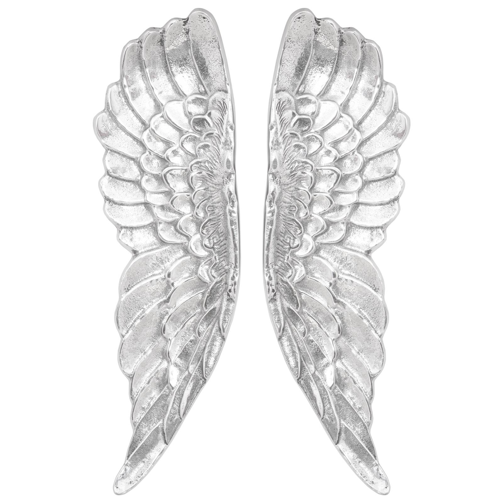 vidaXL Flügel Silber 91x31x5 cm Aluminium