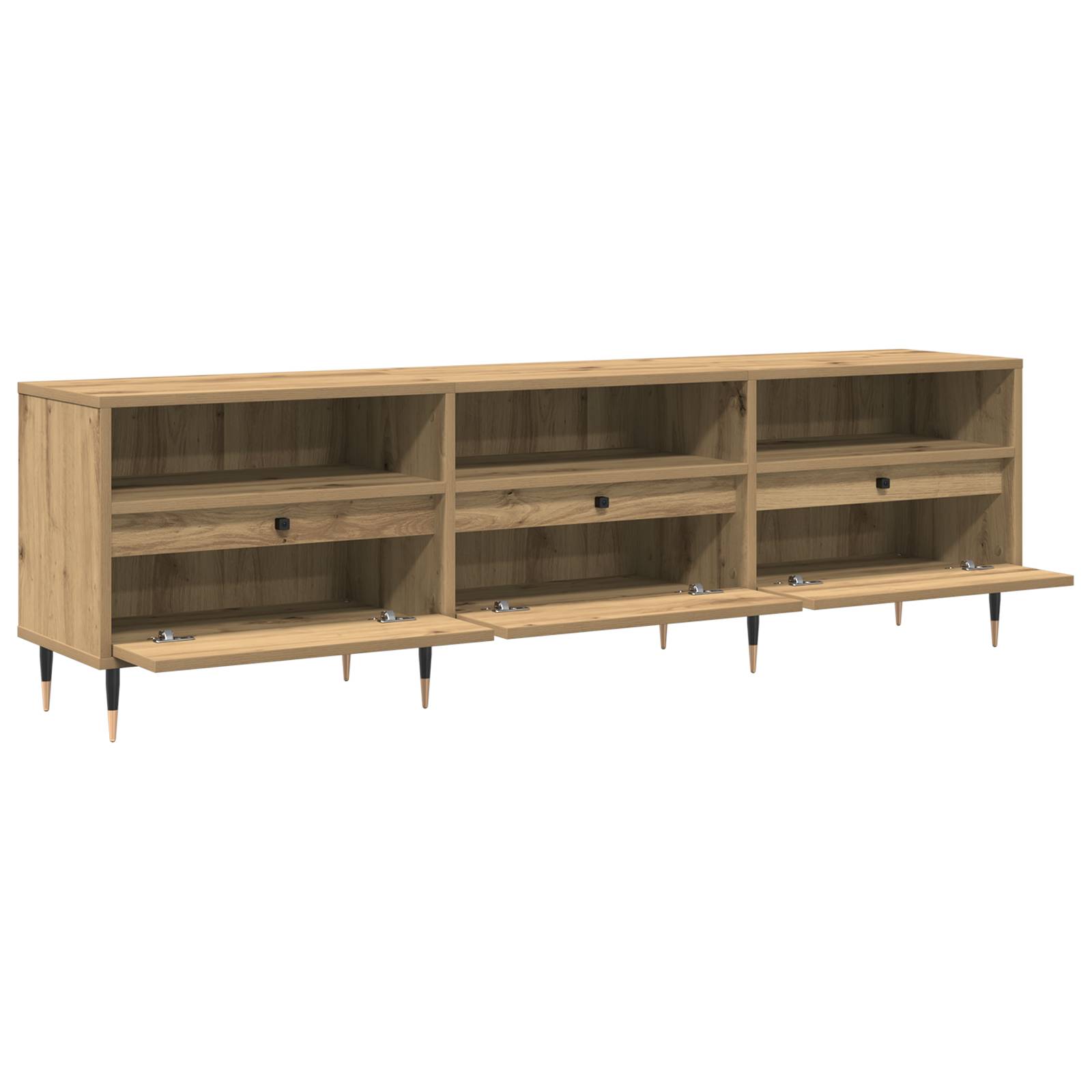 vidaXL TV-Schrank Artisan Eiche 150x30x44,5 cm Holzwerkstoff