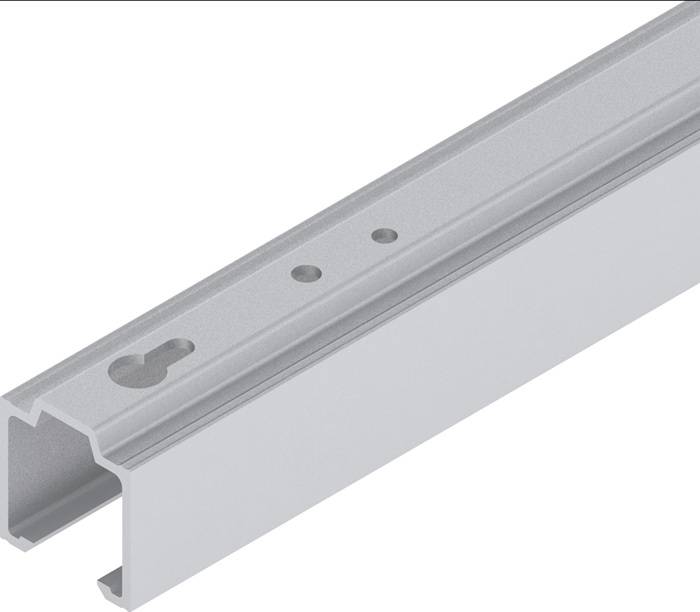 Laufschiene 53/73 Alu.EV1 elox.Lager-L.1300mm Dm.HELM