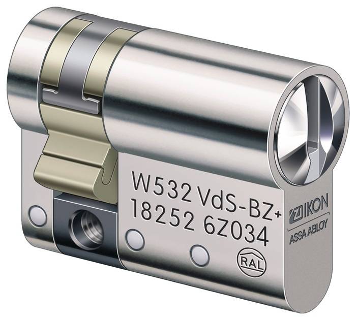 Profilhalbzylinder W532 30/10mm Anz.Schlüssel:3 Sperrschließung ASSA ABLOY