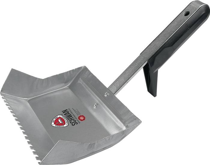 Kleberverteilerkelle B.175mm verz.Spezialstahl 1,0mm SCHWAN