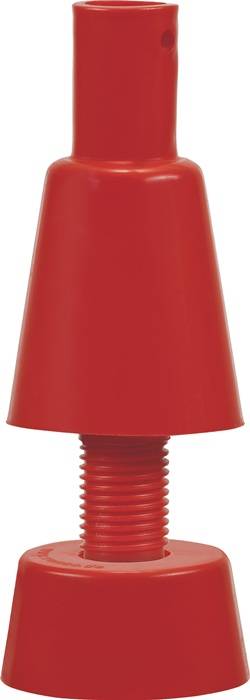 Leitkegelaufsatz z.Befestigung v.Leuchten PVC verkehrsrot WEMAS