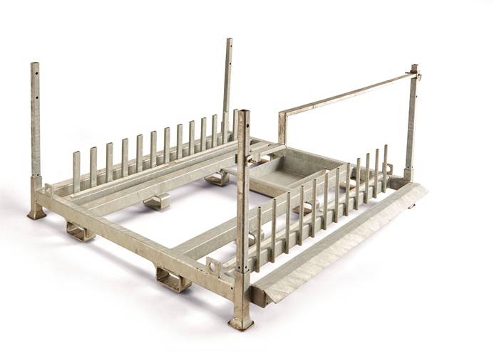 Lagergestell B1613xH908xL1779mm Metall f.RoadPlate 23/05 OXFORD
