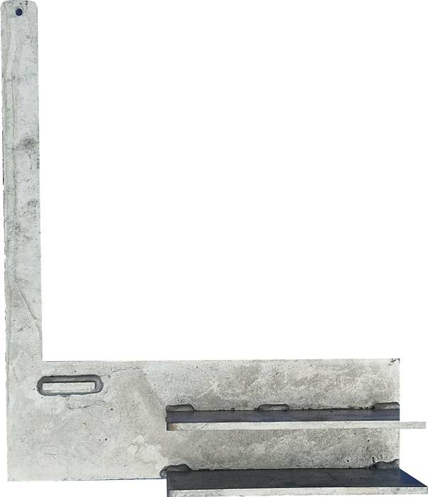 Geländerhalterung B270xH120xL400mm Metall f.RoadPlate 23/05 OXFORD