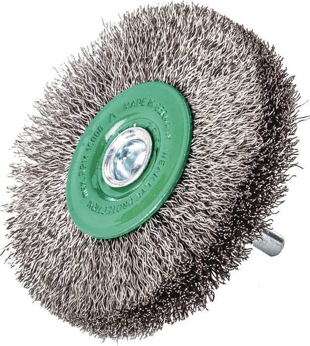 Rundbürste D.50mm Drahtstärke 0,2mm VA 11mm 15000min-¹ 10