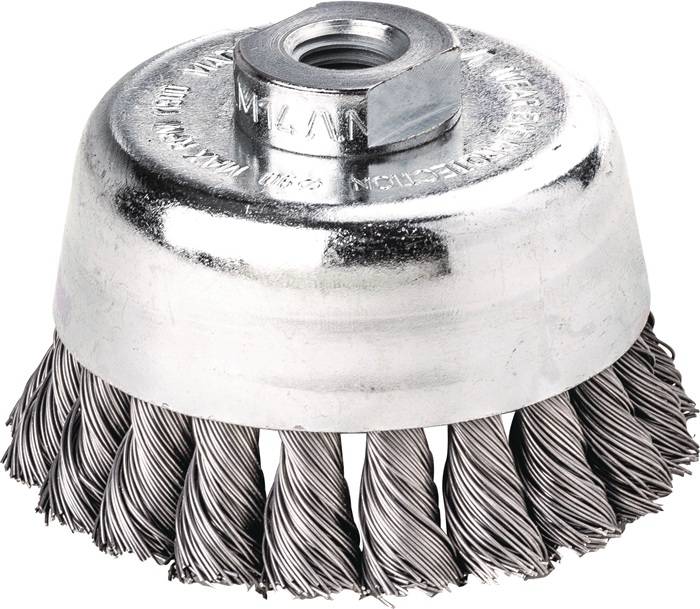 Topfbürste D.65mm M14 Drahtstärke 0,35mm STA 12500min-¹ 1 LESSMANN