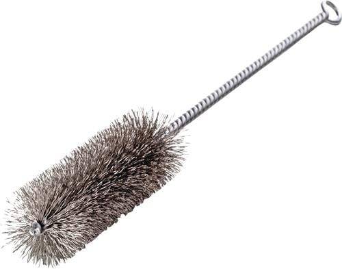 Zylinderbürste L.300mm D.12mm 0,15mm Stahldraht Besatz-L.100mm 10 LESSMANN