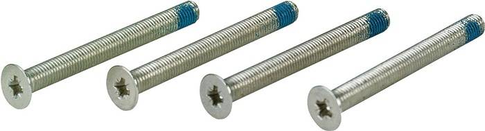 Schraubenset Türdicke 65-90mm vernickelt M4x75mm HOPPE