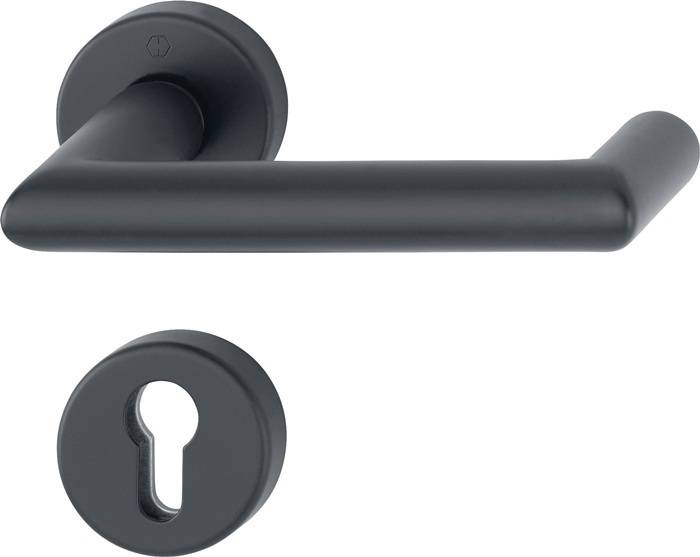 FS-Garnitur Rotterdam FS-1401/42H/42HS Alu.F9714M schw. ma D/D TS 40-65mm PZ rd.