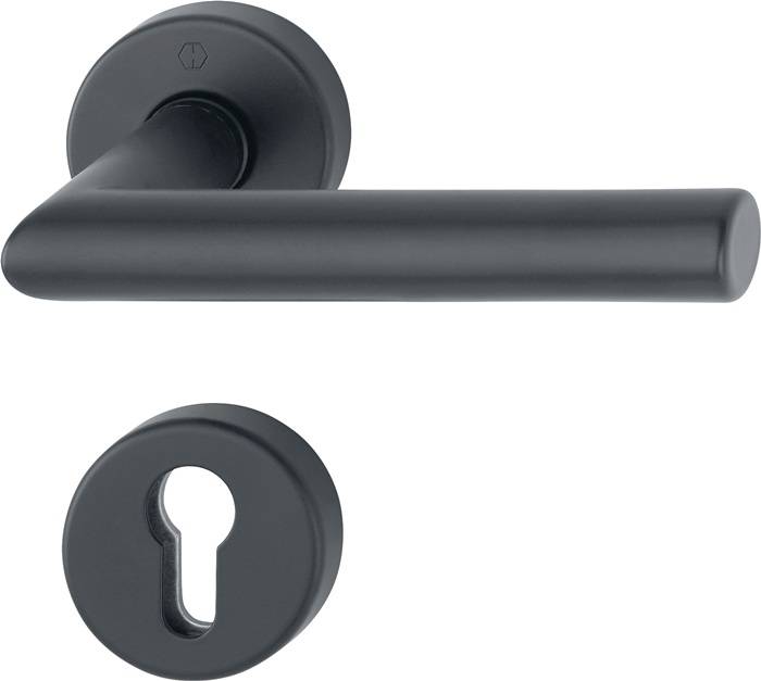 FS-Garnitur Ams.FS-1400/42H/42HS Alu.F9714M D/D TS 45-65mm PZ rd.DIN L/R HOPPE