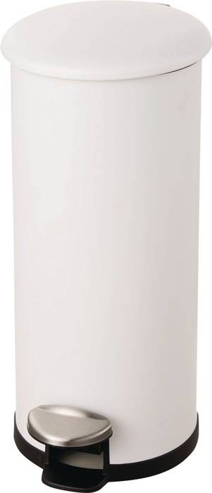 Tretabfallsammler Helit "the zinc" 20l D239xH566mm Stahl,pulv.weiß HELIT