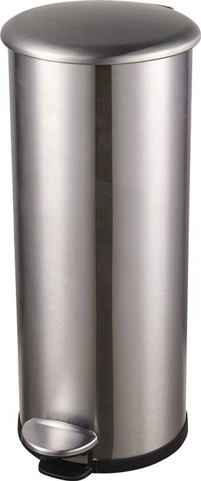 Tretabfallsammler Helit "the zinc" 20l D239xH566mm VA silber HELIT