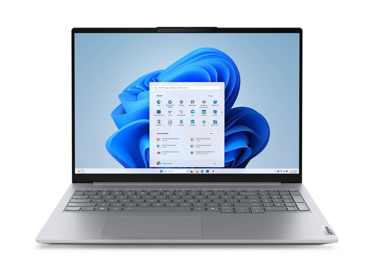 LENOVO ThinkBook 16 G8 Intel Core Ultra 5 225U 40,64cm 16Zoll WUXGA 32GB 1TB SSD UMA W11P No WWAN Arctic Grey ToPSeller