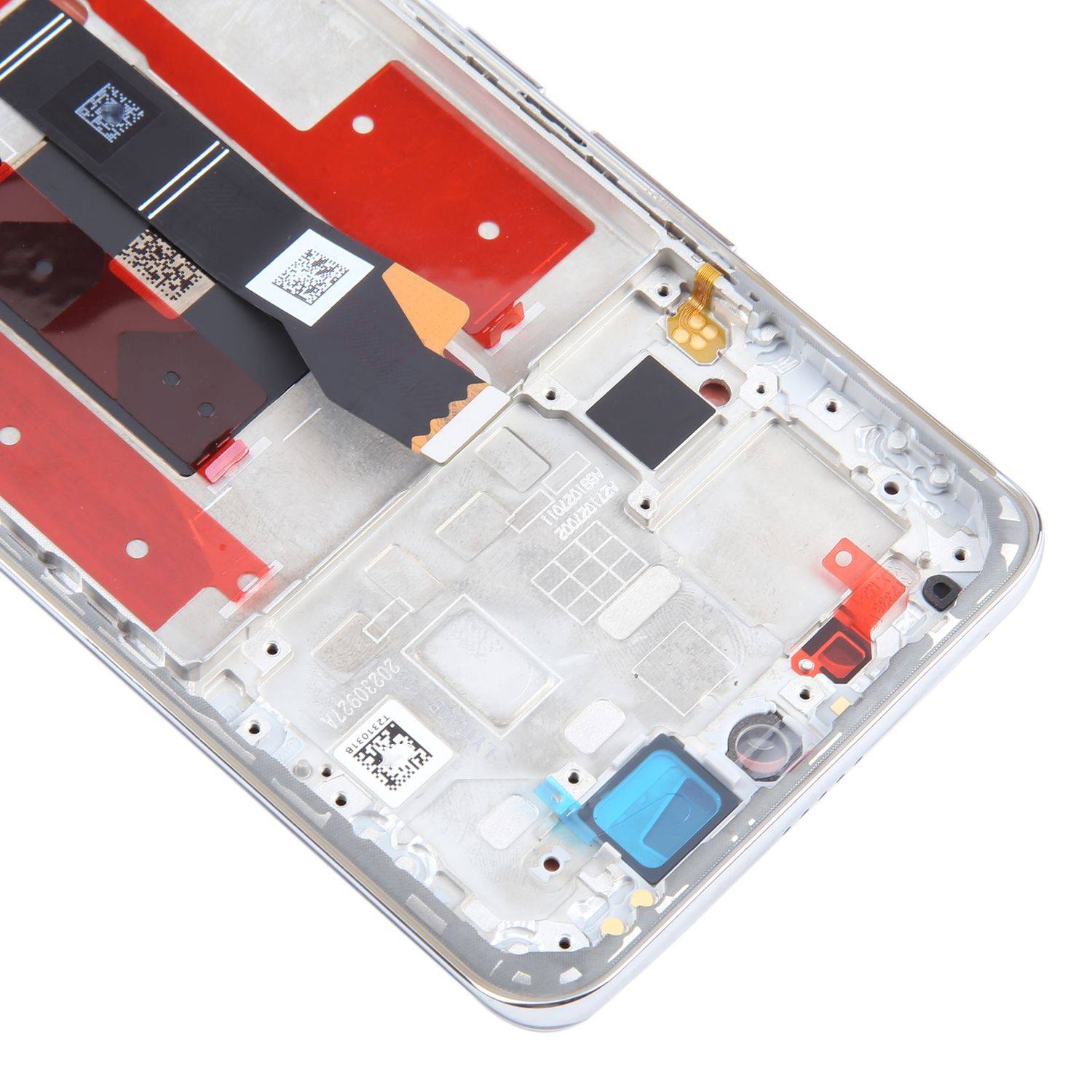 Für Honor 100 Display Full LCD Rahmen Einheit Touch Ersatzteil Silber