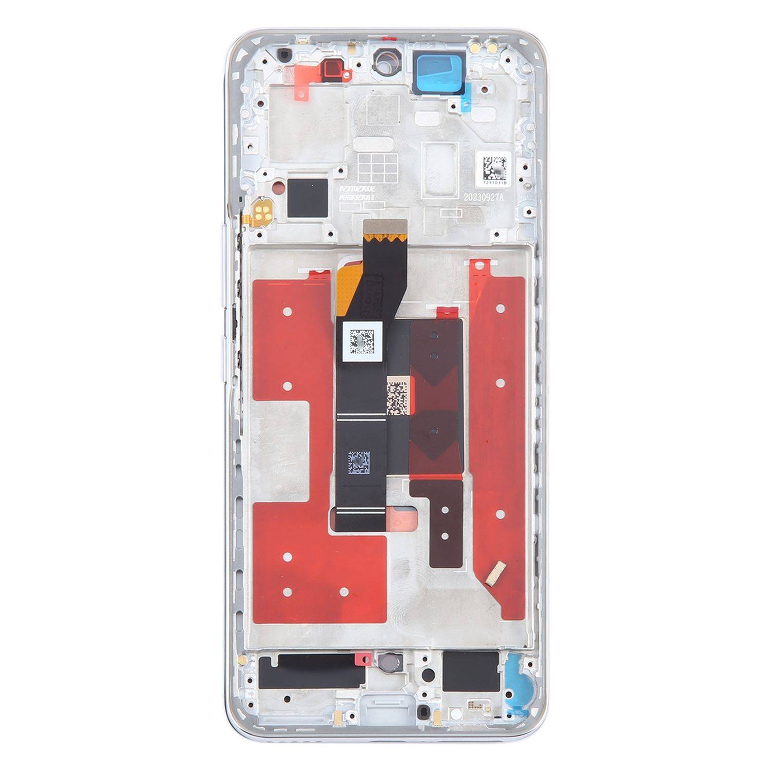 Für Honor 100 Display Full LCD Rahmen Einheit Touch Ersatzteil Silber