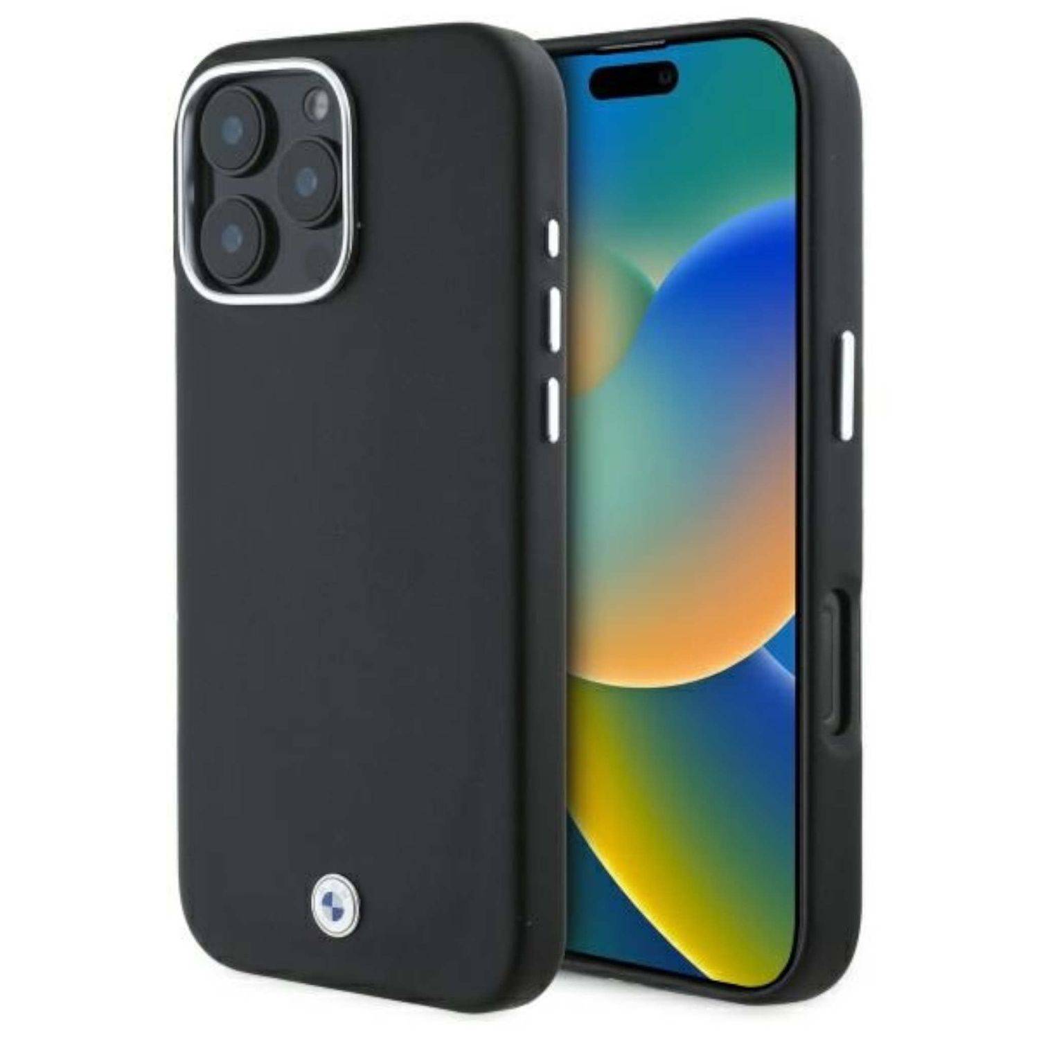 BMW Apple iPhone 16 Pro Max Hardcase Sign Full Wrapped Metal MagSafe
