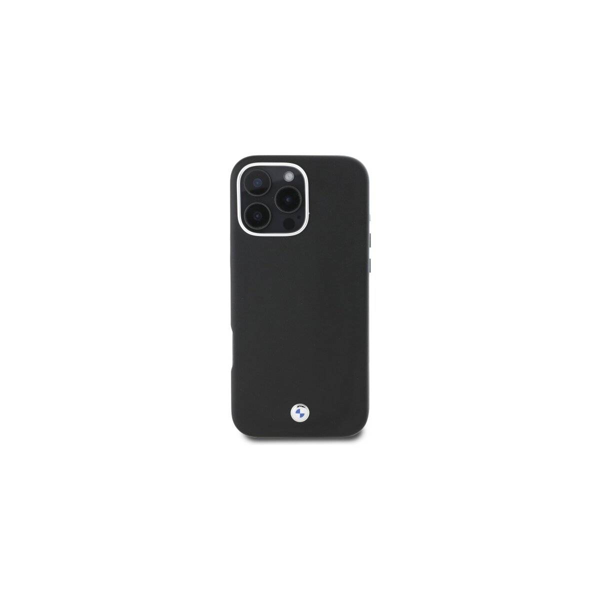 BMW M Grip Stand Smooth Carbon Hülle iPhone 16 – Schwarz