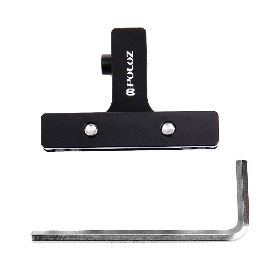 PULUZ Aluminium Fahrrad-Sitzhalterung für GoPro & Action Kameras Schwarz