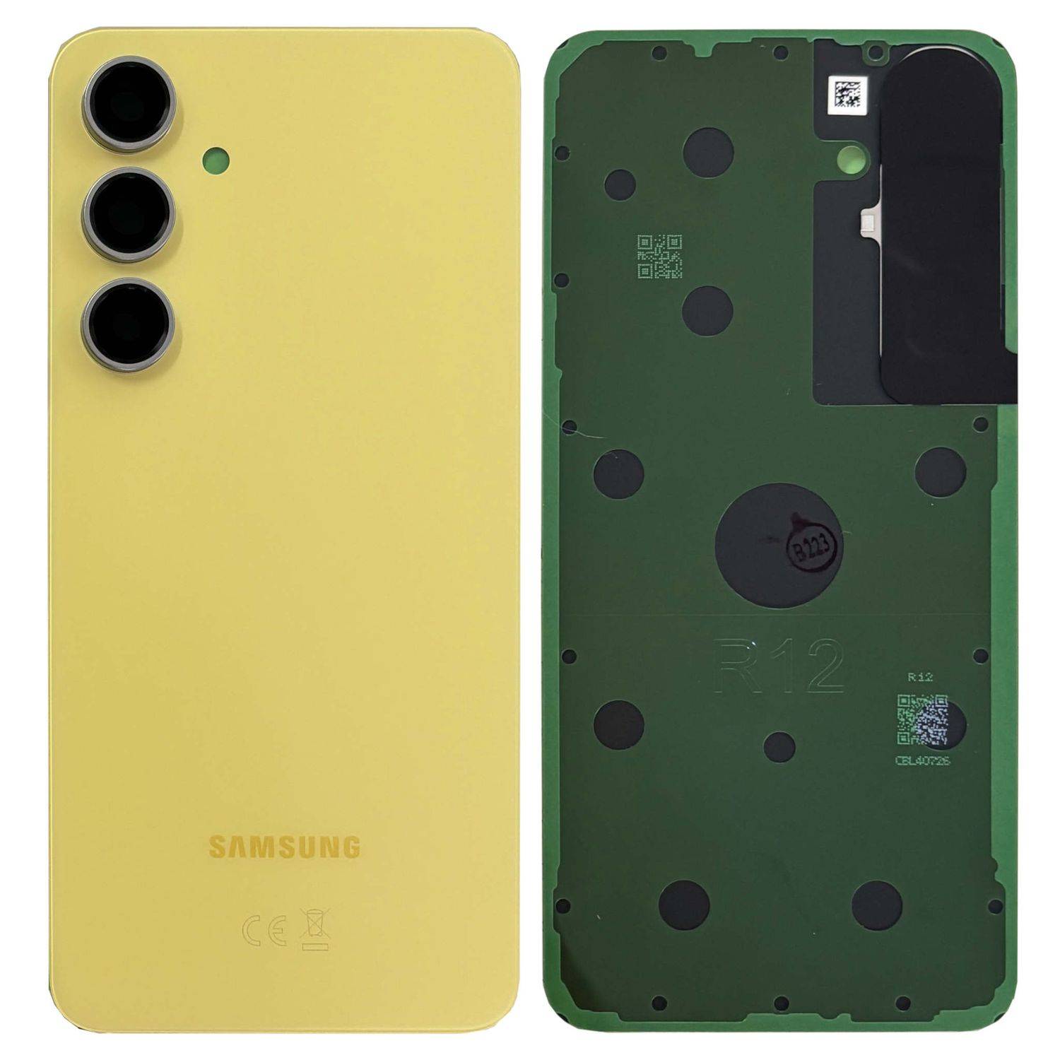 Samsung Akkudeckel für Galaxy S24 FE GH82-35832C Ersatzteil Yellow