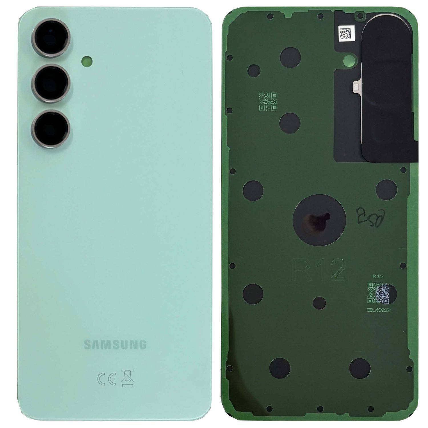 Samsung Akkudeckel für Galaxy S24 FE GH82-35832D Ersatzteil Light Green