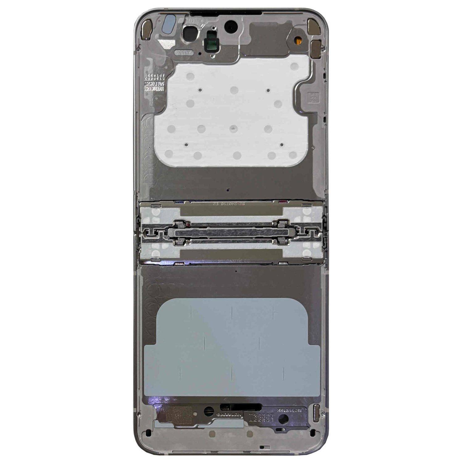 Samsung Display LCD Mittelrahmen für Galaxy Z Flip6 GH82-35016A Ersatz Silber