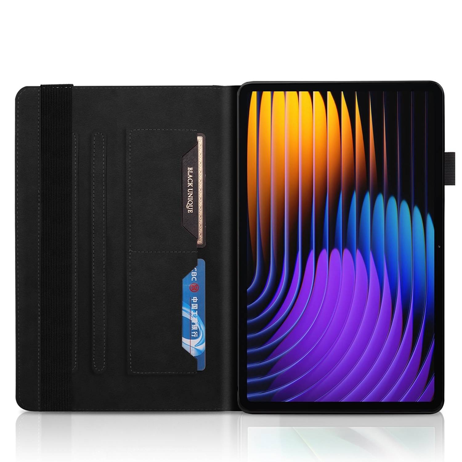 Tablet Schutz Hülle für Xiaomi Pad 8 / 8 Pro / Pad 7 / 7 Pro Baum Motiv Schwarz/