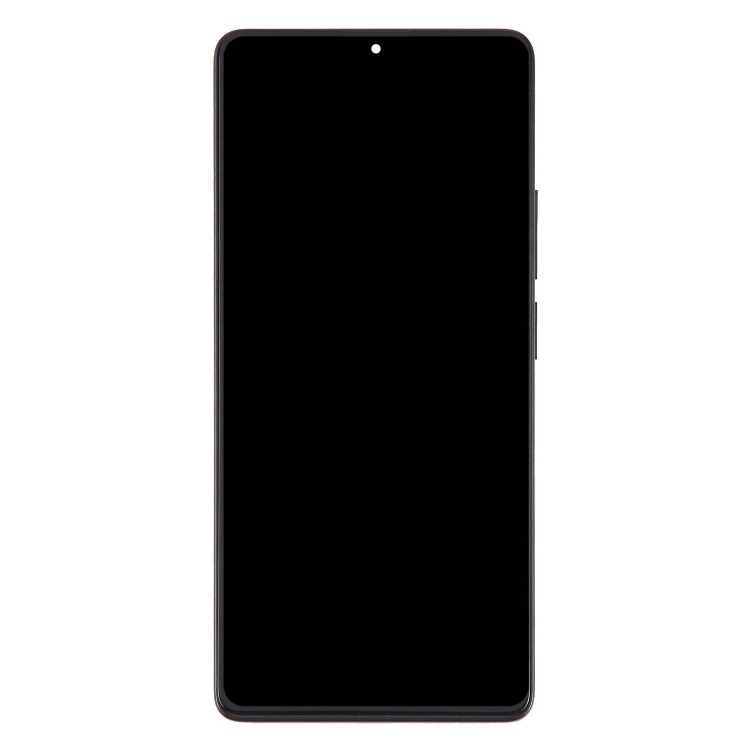 Für Xiaomi Poco M6 Pro 4G AMOLED Display Kompletteinheit mit Rahmen Schwarz