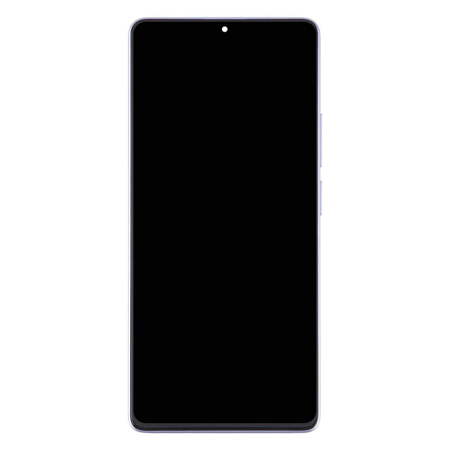 Für Xiaomi Poco M6 Pro 4G AMOLED Display Kompletteinheit mit Rahmen Lila