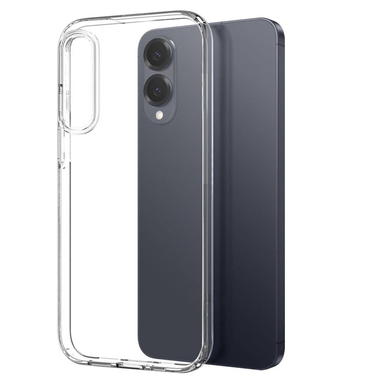 Für Samsung Galaxy S25 Edge 5G Silikon TPU Schutz Handy Hülle Cover Flexibel Transparent