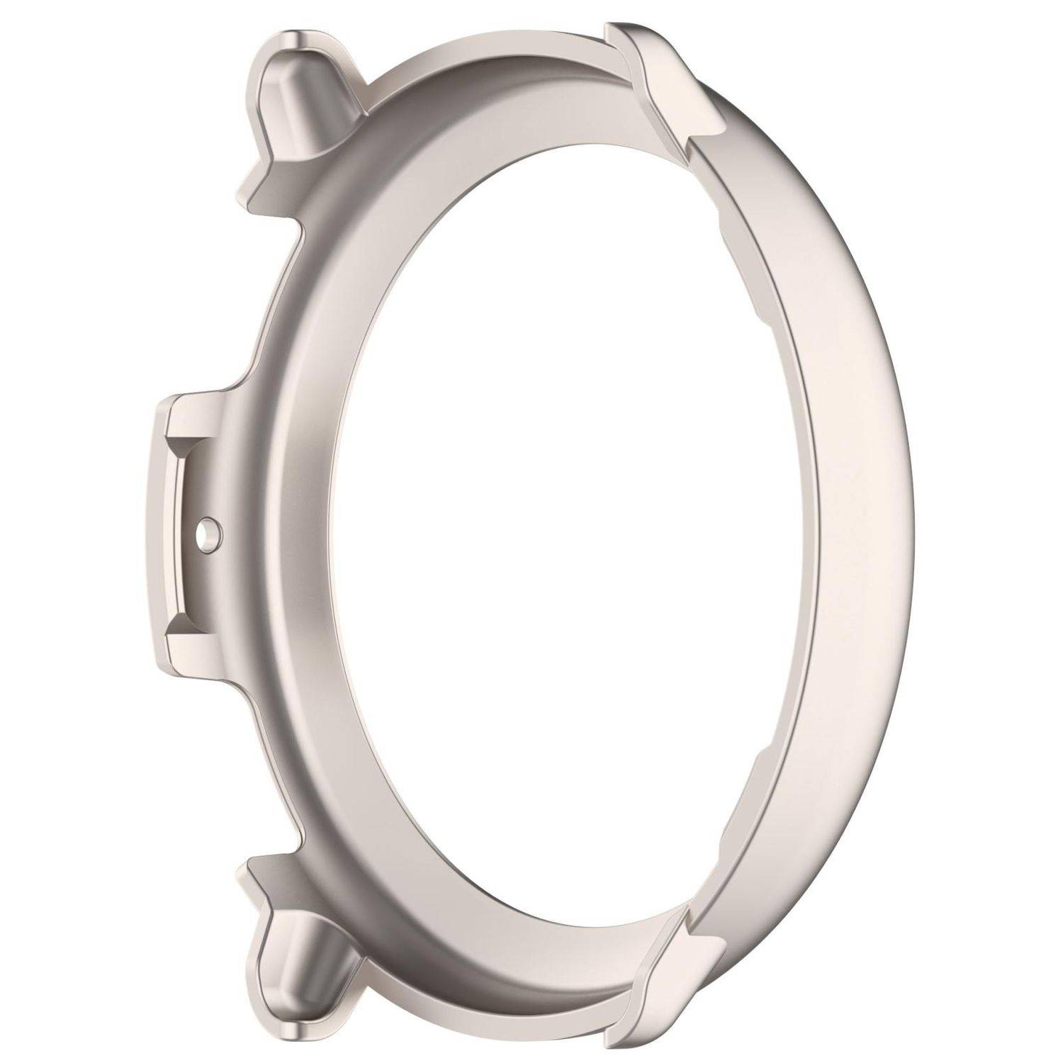 Für Amazfit Active 2 Design Kunststoff PC Watch Schutz Gehäuse Hülle Beige